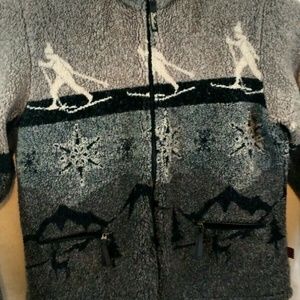 Woolrich Women's Full Fleece Zip Sweater Size L